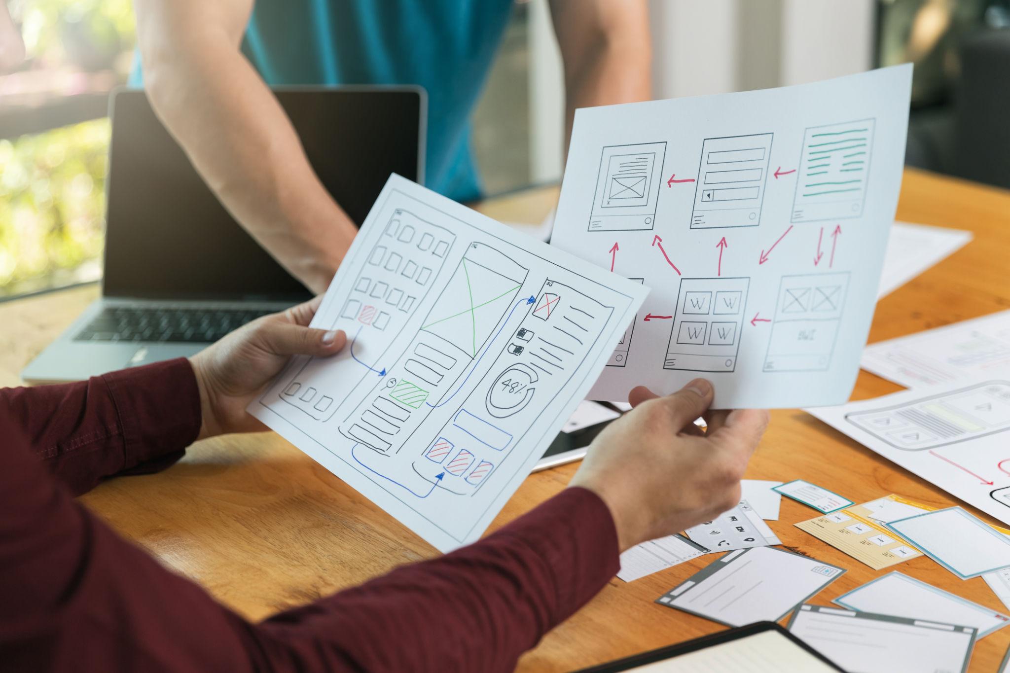 Custom coding and website structure