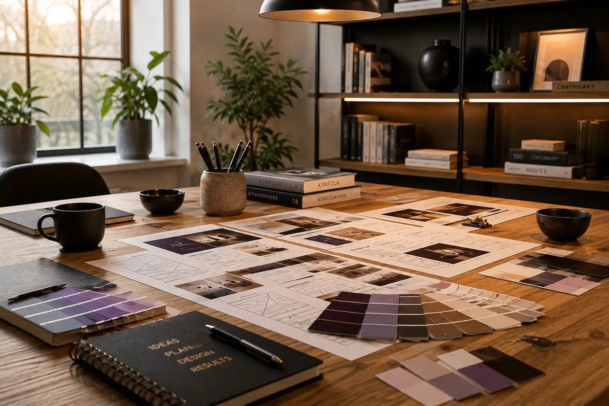 Premium website design presentation