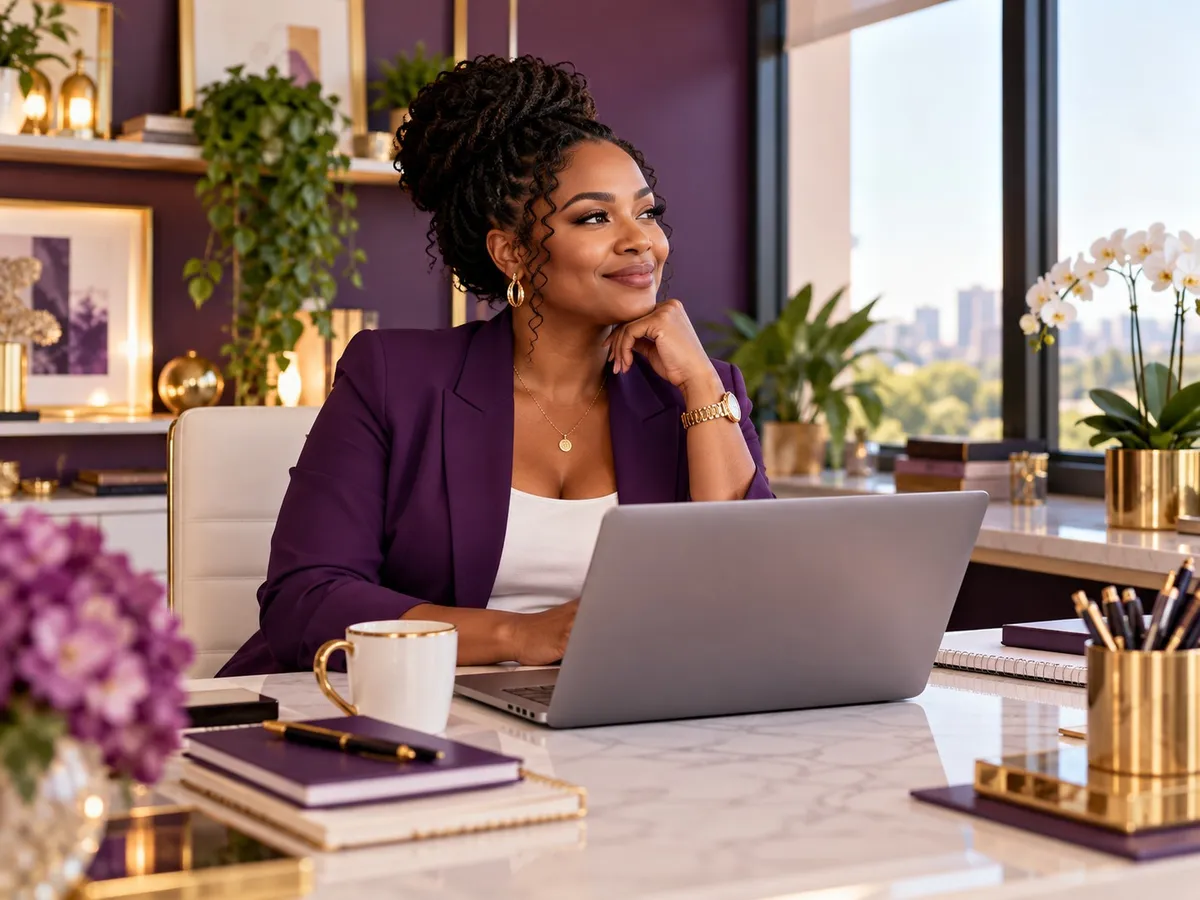 Professional business owner not stressed