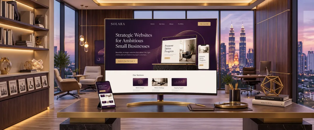 Professional digital business planning workspace